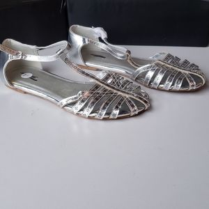 Silver Torrid sandals